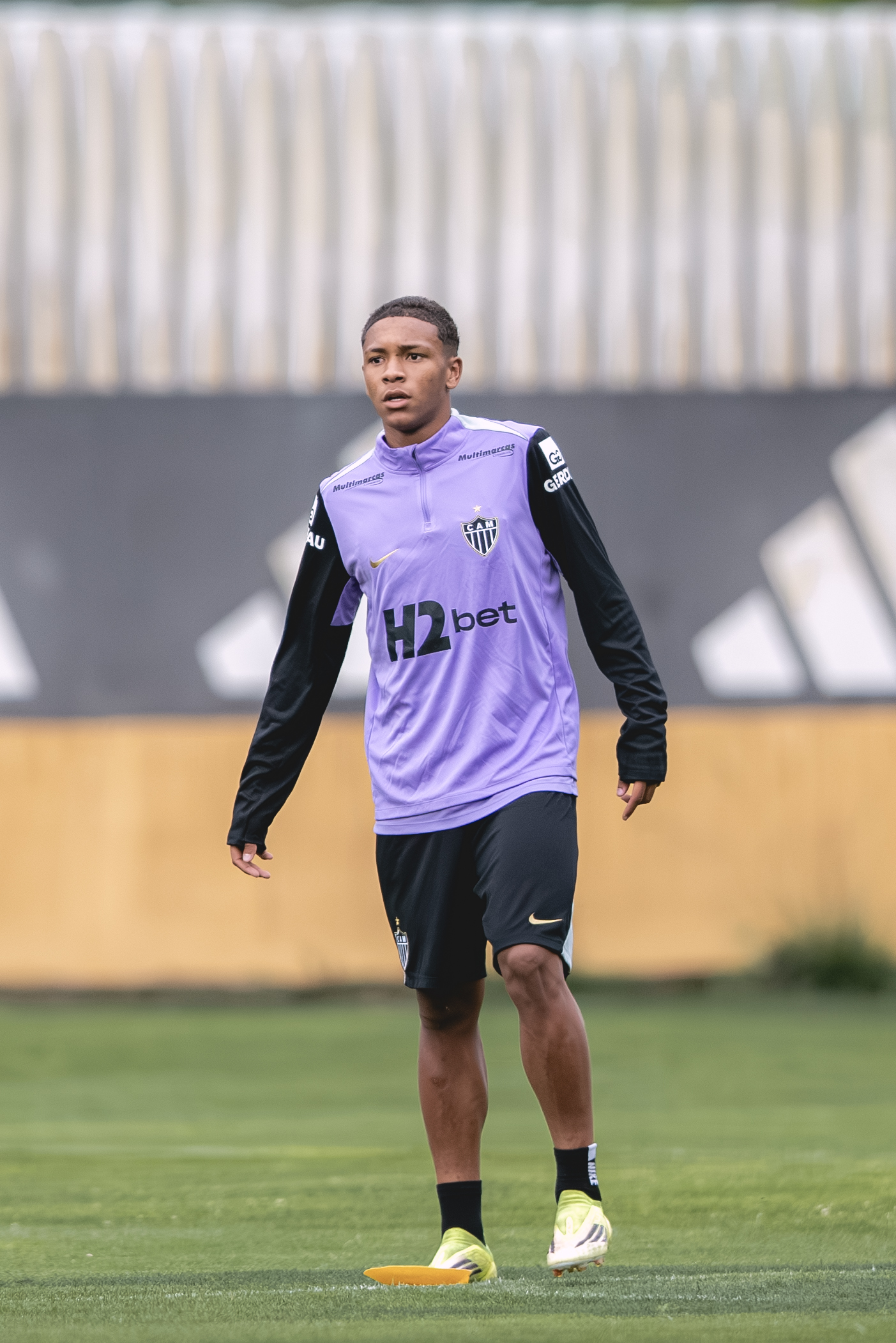 Gabriel Veneno em treino pelo Atlético