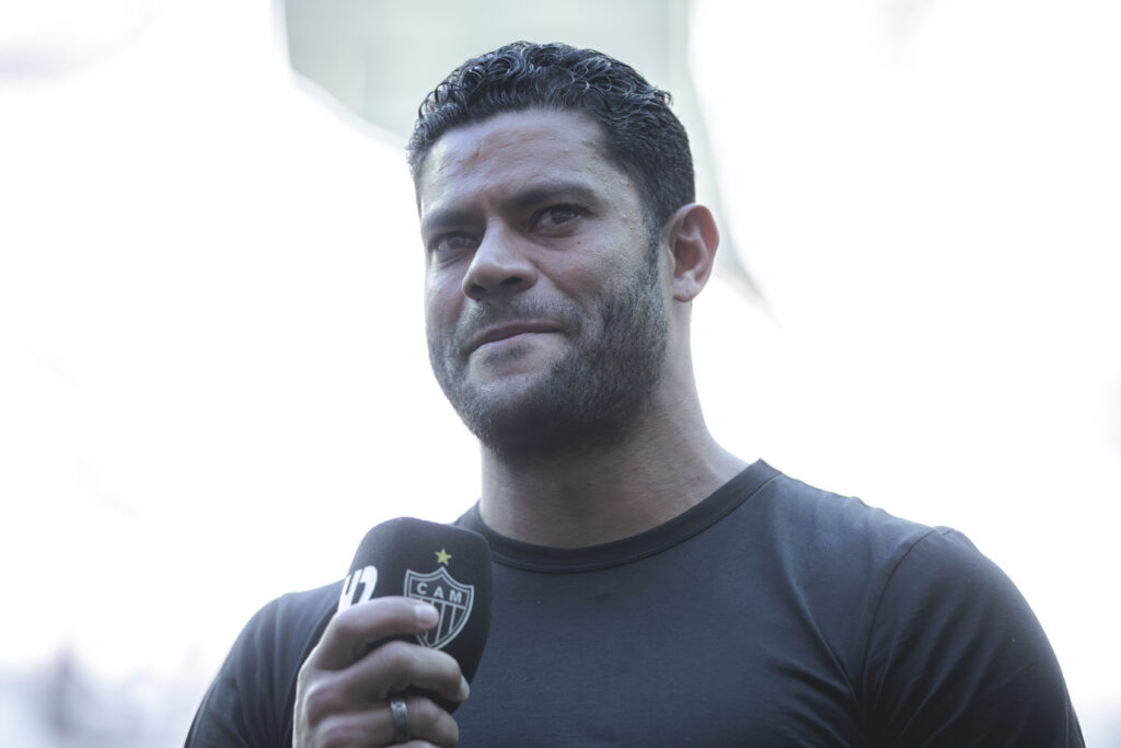 Hulk em sua despedida pelo Galo, na Arena MRV.