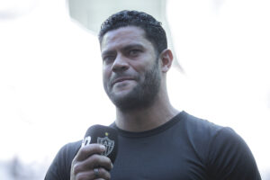 Hulk em sua despedida pelo Galo, na Arena MRV.
